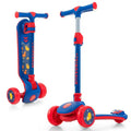 Kick Scooter with Extra-Wide Deck and LED Light-Up PU Wheels