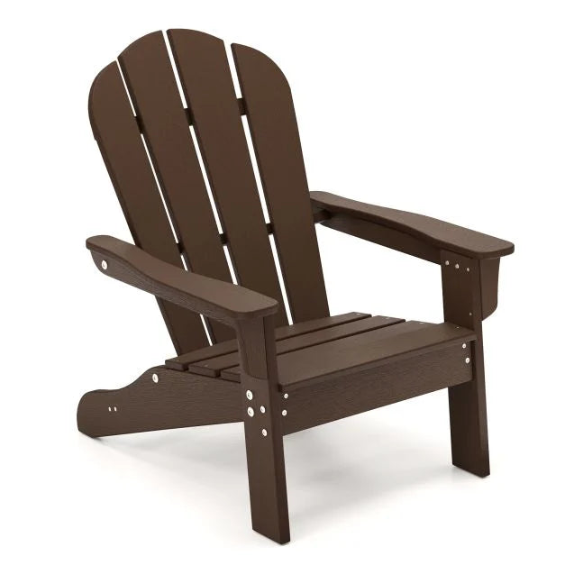 Kids Adirondack Chair HDPE All-Weather Toddler Lawn Chair