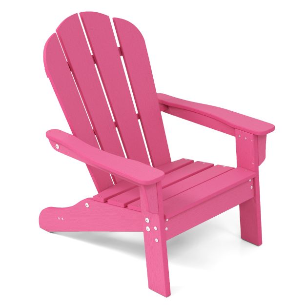 Kids Adirondack Chair HDPE All-Weather Toddler Lawn Chair