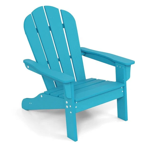 Kids Adirondack Chair HDPE All-Weather Toddler Lawn Chair