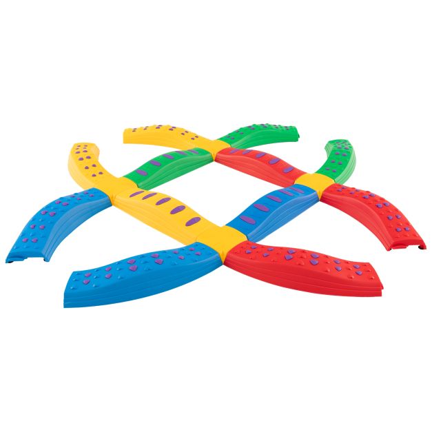 Children’s Balance Beams – 20 Stepping Stones with Bottom Mats