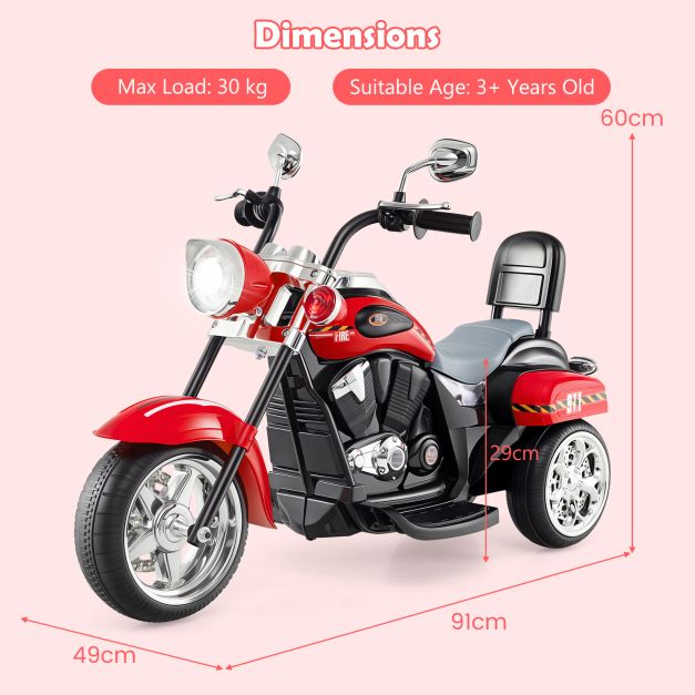Kids Electric Motorbike with Headlight and Horn
