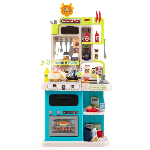 Children’s Pretend Play Kitchen with Lights, Sounds & Cooking Fun