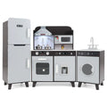 Children’s Kitchen Toy Set with Refrigerator & Washing Machine