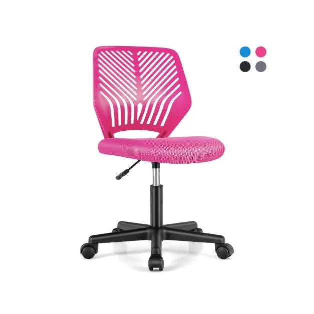 Kids Ergonomic Mesh Desk Chair with Adjustable Height & Casters