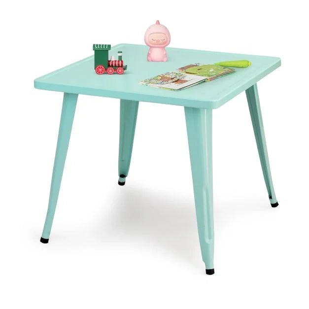 Children’s Metal Square Table with Safe Round Corners
