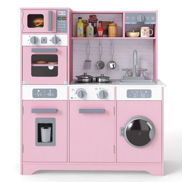 Children’s Kitchen Playset with Water Dispenser & Sink