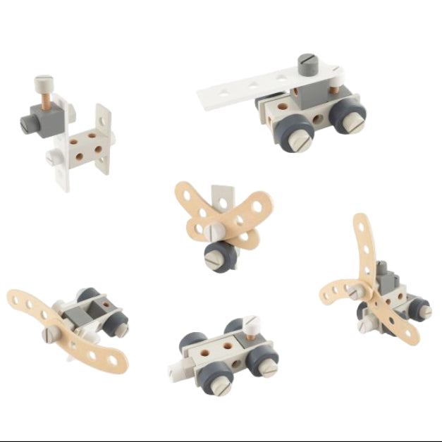 Wooden Play Workbench for Kids with Blackboard and Complete Tool Set