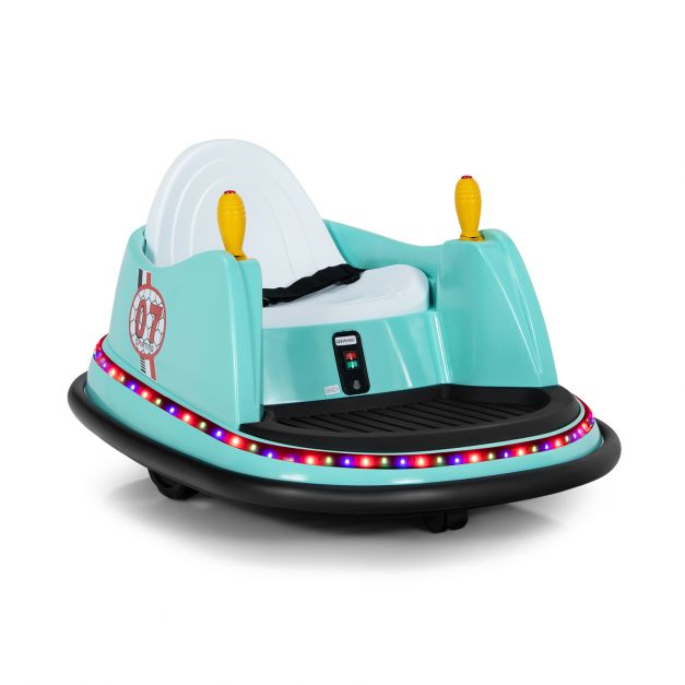 Kids Ride-On Bumper Car with Colorful Flashing Lights & Music