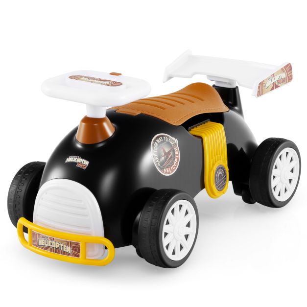 Kids Sliding Ride-On Car with Music and Wings