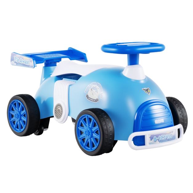 Kids Sliding Ride-On Car with Music and Wings