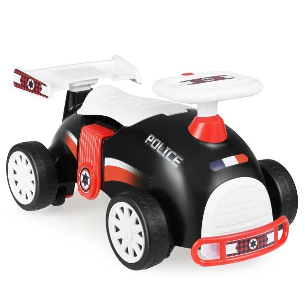 Kids Sliding Ride-On Car with Music and Wings