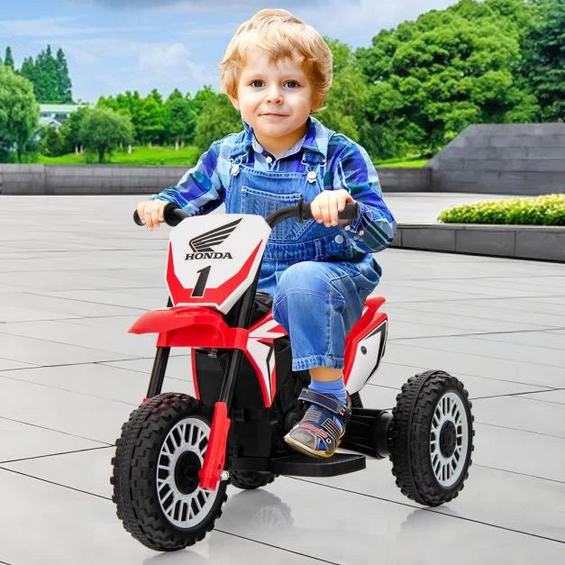 Kids Honda Ride-On Motorbike Toy with Horn