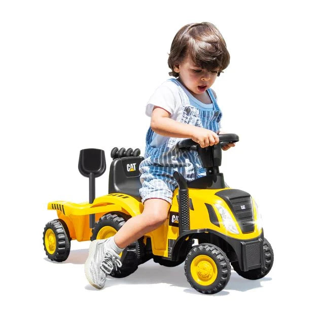 Kids Caterpillar Tractor Slide Car – Licensed Ride-On