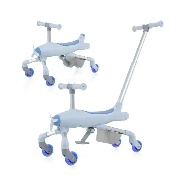 Kids Ride-On Push Car with LED Light Wheels