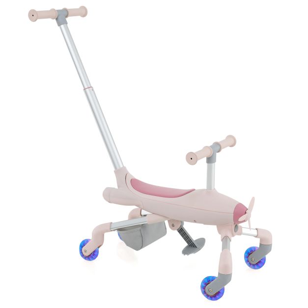 Kids Ride-On Push Car with LED Light Wheels