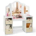 Princess Makeup Vanity Set 2-in-1 with Detachable Mirrors