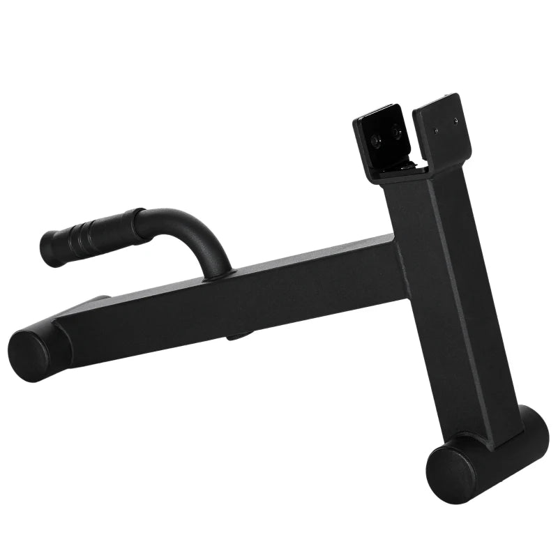 Deadlift Barbell Jack – Non-Slip Handle, Black
