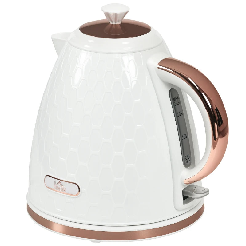 Rapid Boil Kettle 3kW – Cream Honeycomb Style Electric Kettle