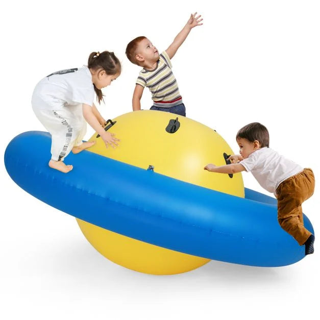 Inflatable Rocker Bouncer Dome with 6 Handles for Children’s Fun