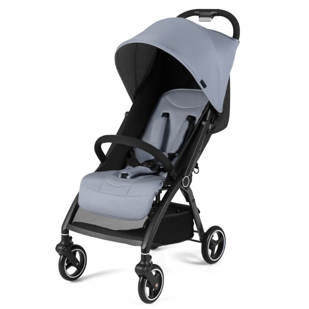 Lightweight Foldable Baby Stroller with Adjustable Backrest & Canopy