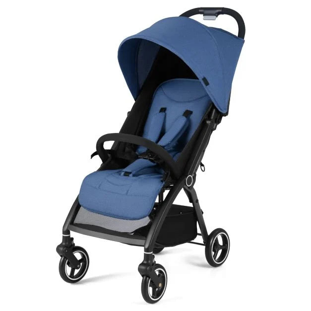 Lightweight Foldable Baby Stroller with Adjustable Backrest & Canopy