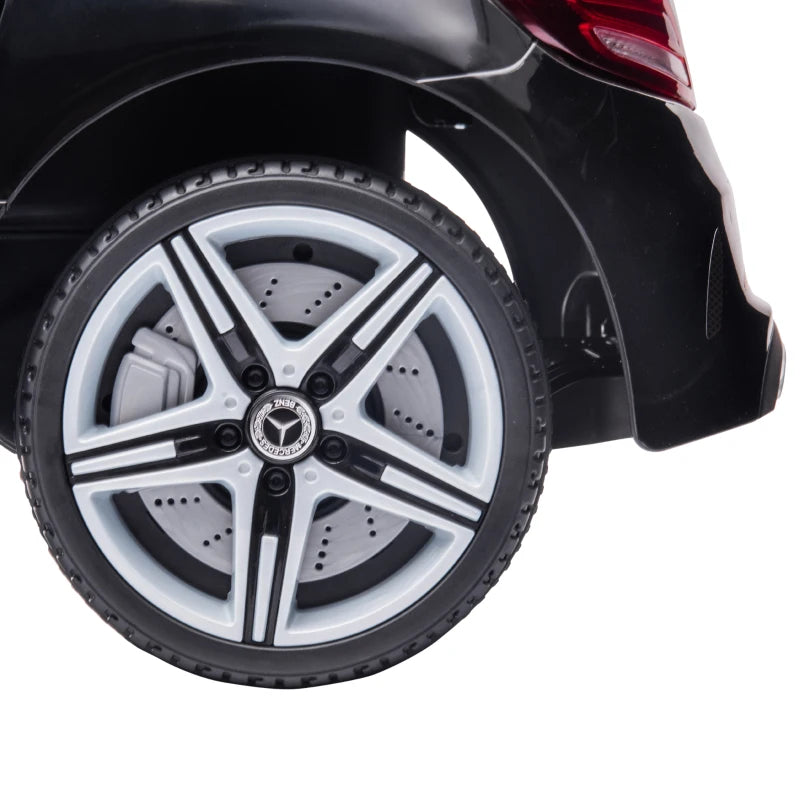 Benz SLC 300 Licensed 12V Kids Electric Ride-On with Remote, Horn & Music - Black