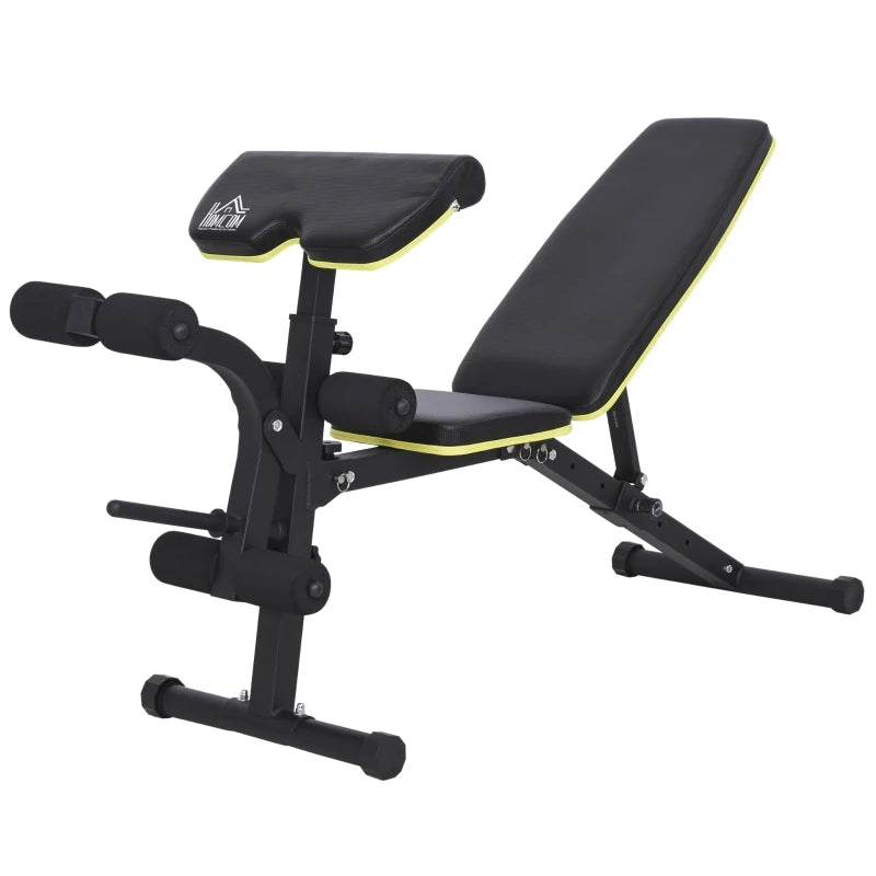Black Sit-Up and Dumbbell Bench – Sturdy Steel Frame