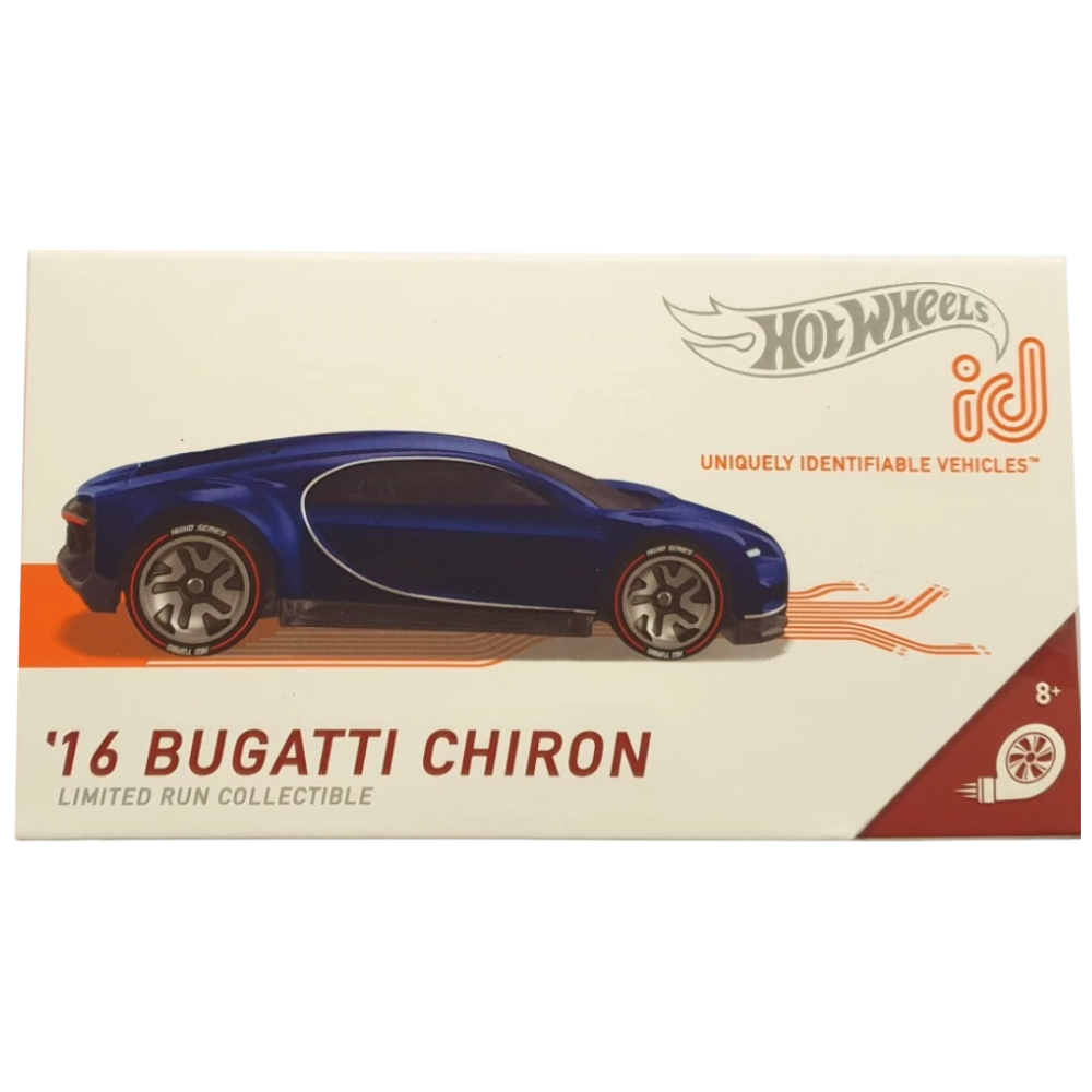 Hot Wheels ID 1:64 Bugatti Chiron Die-Cast Collectable Boxed Car New Model 16 Blue Toy Car