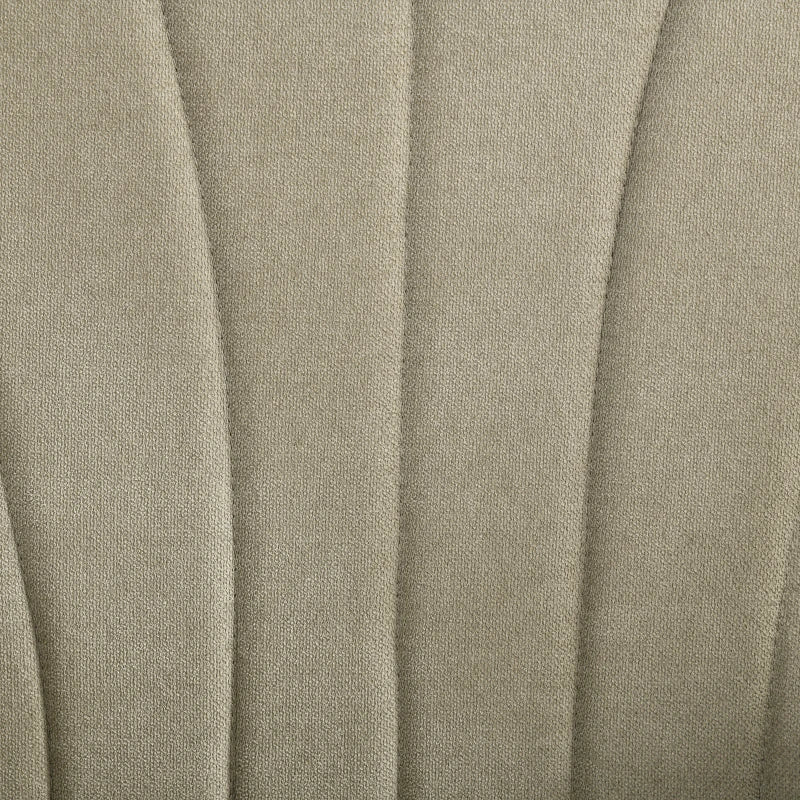 Armchair in Beige – Rolled Arms & Wood Legs for Living Room/Bedroom