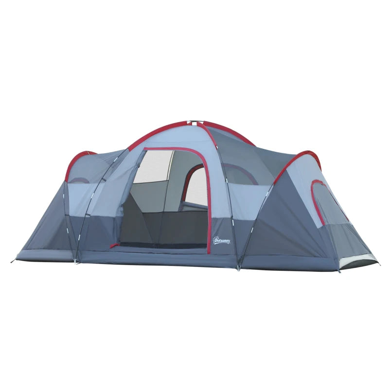 Large Lightweight Camping Tent – 5-6 Person Capacity, Blue