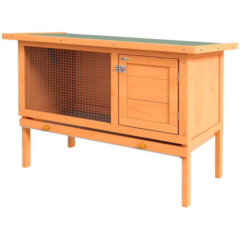 Rabbit Hutch – 90x45x65cm Guinea Pig & Bunny Cage Shelter Outdoor