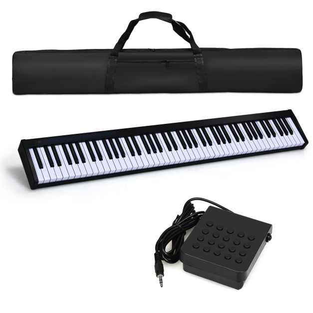 Portable 88-Key Electronic Piano, Suitable for Children Ages 3+, Digital Keyboard