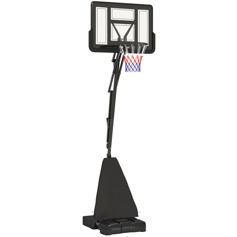 Basketball Hoop & Stand – Height Adjustable, Wheels Included