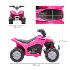 Toddler Electric ATV Ride-On Quad Bike 6V with Licensed Design – Ages 1.5-3