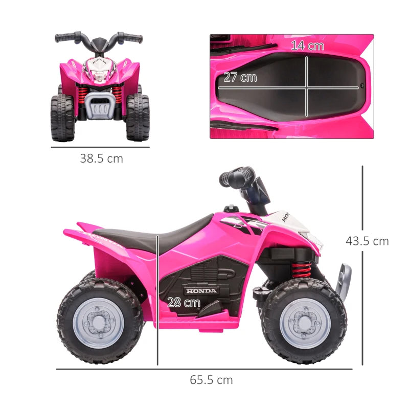 Toddler Electric ATV Ride-On Quad Bike 6V with Licensed Design – Ages 1.5-3