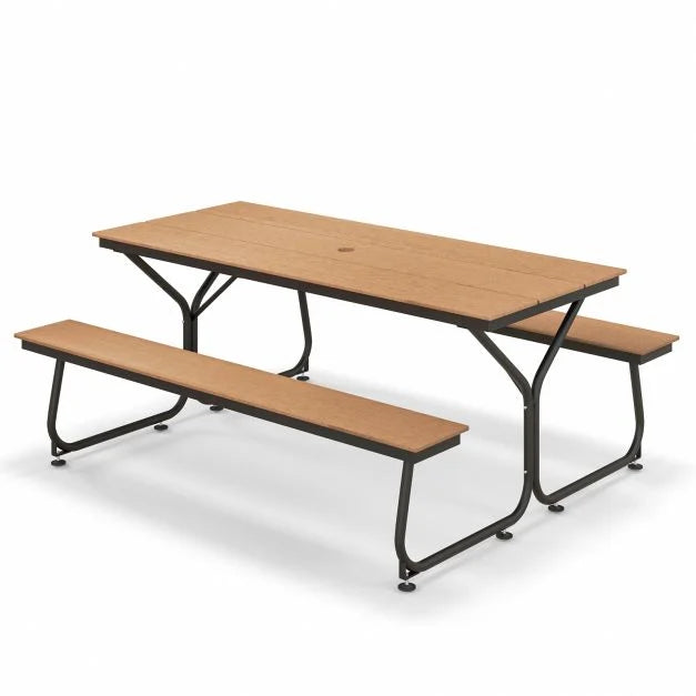 Patio Picnic Table Set for 6-8 People – Outdoor Furniture