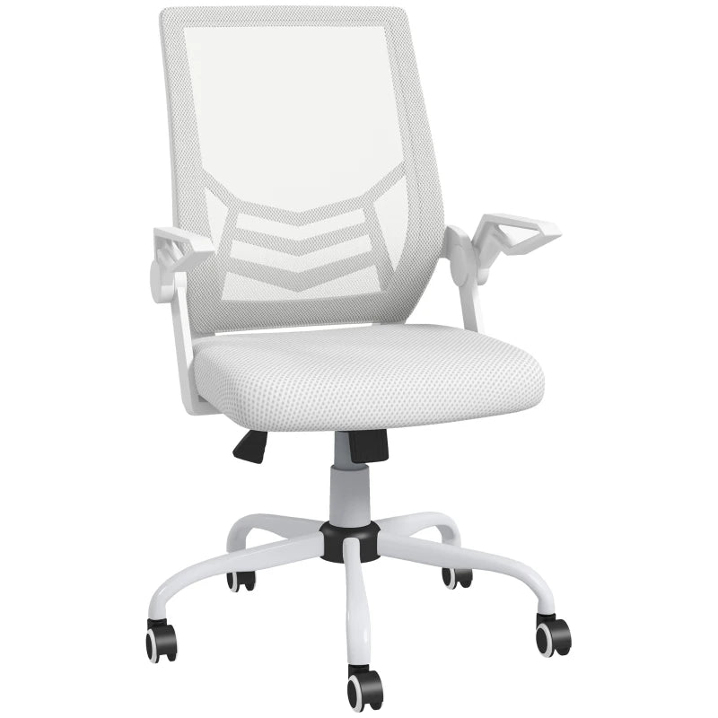 Mesh Office Chair with Adjustable Flip-up Armrests