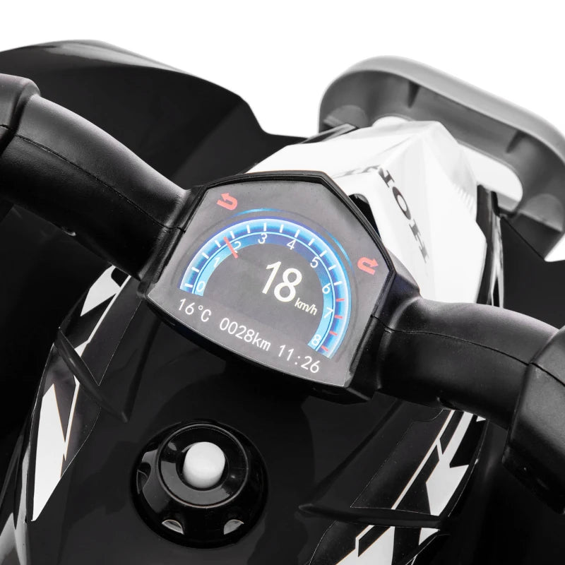 Kids Electric Quad Bike Ride-On ATV with 6V Power – Black, Ages 1.5 to 3 Years