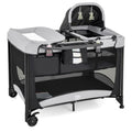 5-in-1 Portable Baby Nursery Center with Bassinet, Cradle, and Play Features