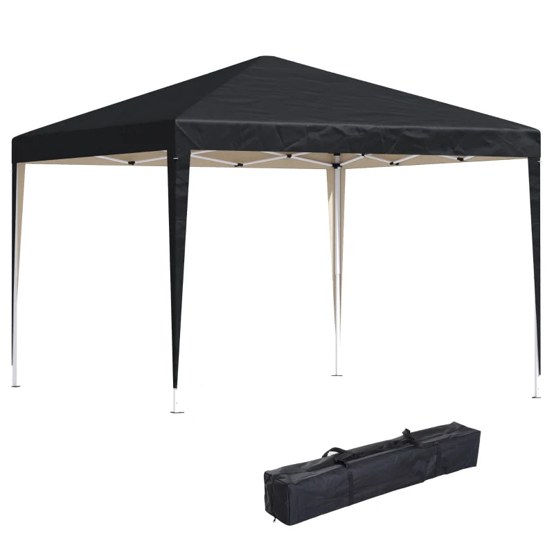 Easy setup height adjustable garden gazebo tent with carry bag for outdoor use, 3x3M