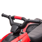 Kids 12V Electric Quad Bike Ride-On – Red, with Music & Horn, for Ages 3-5