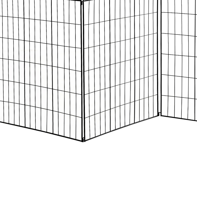 Sturdy Metal Garden Fence, 4 Panels, 44in x 12ft – Reliable Landscape Border Edging