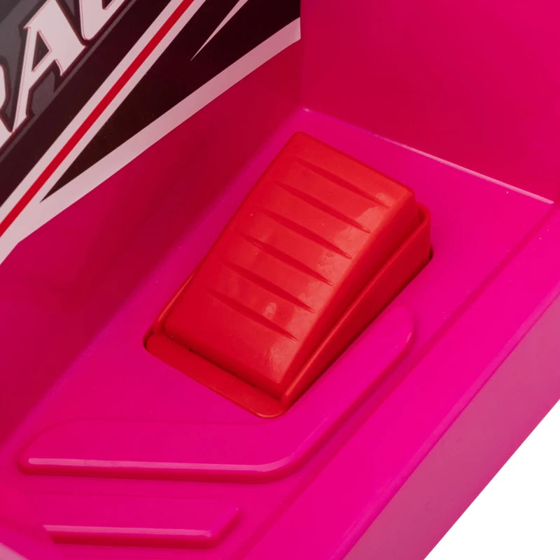 6V Quad Bike with Back Trailer & Wear-Resistant Wheels for Toddlers 18-36 Months - Pink