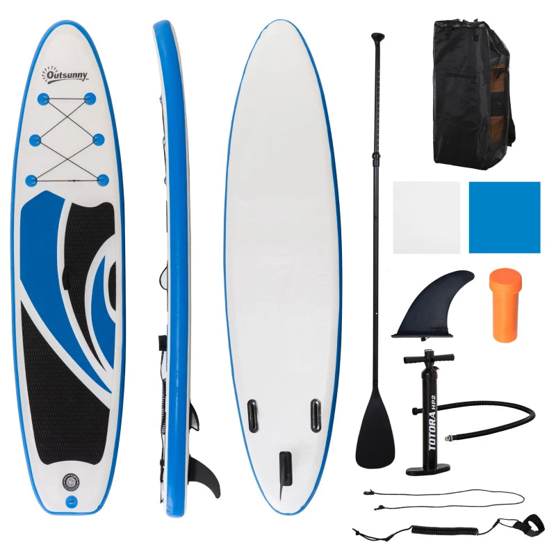 Stand Up Paddle Board – 10.6' Inflatable with 3 Fins & Accessories