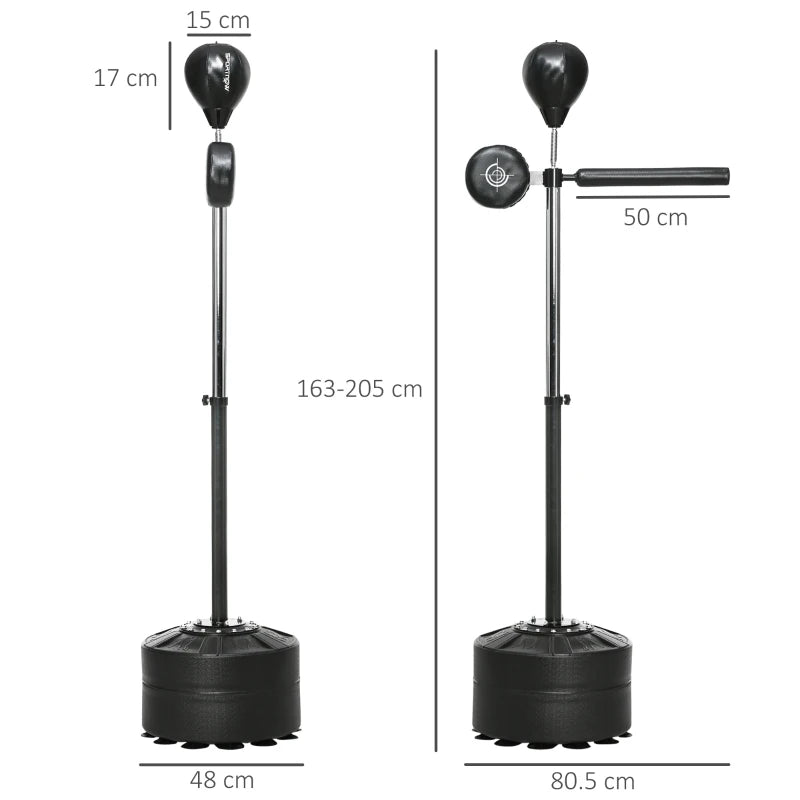 Boxing Training Set – Adjustable Speed Bag with Stand