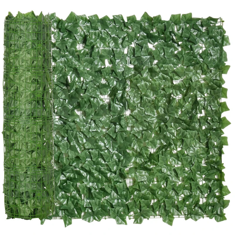 Green Artificial Leaf Fence Panel, 3M x 1M Privacy Screen for Outdoor & Indoor Use