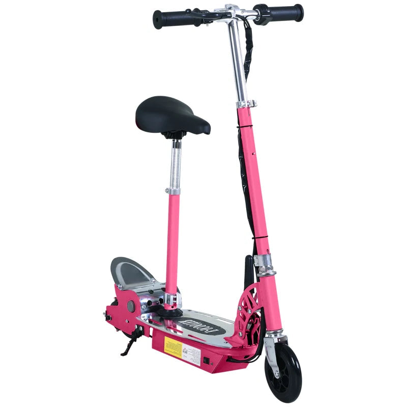 Adjustable Seat Foldable Powered Scooter with Brake – Fun and Safe Ride for Kids