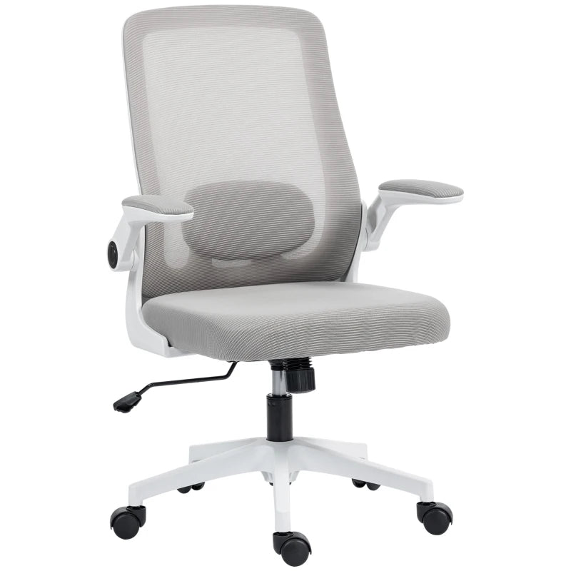 Office Chair – Grey Mesh Back, Height Adjustable Comfort
