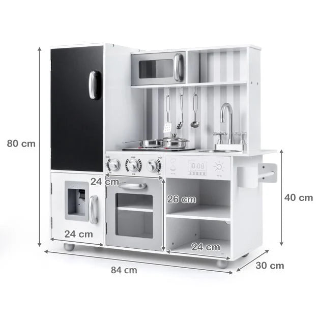 Pretend Kids Kitchen Set with Utensils – Ideal for Ages 3 and Older